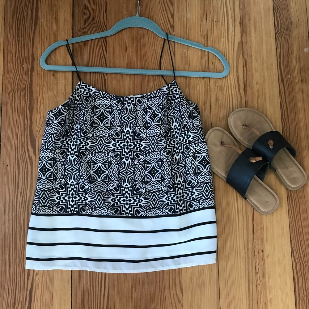 Banana Republic Silk Printed summer tank